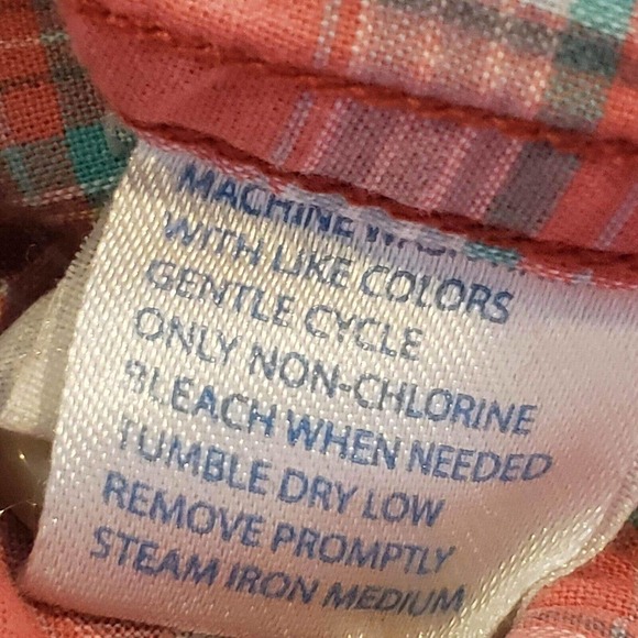 Southern Tide Button Down Shirt LS Mens M Classic Fit Plaid Logo Cotton - Picture 8 of 10